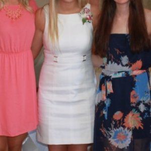 White House Black Market White Dress